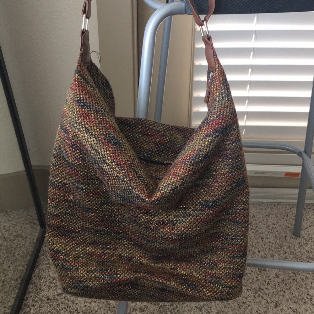 NWOT Slouchy Crossbody fabric bag